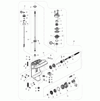 LOWER CASING & DRIVE 1 - 2 Strock for T18